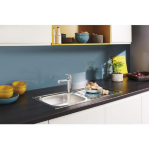 Alternative view of Grohe Eurosmart Cosmopolitan keukenmengkraan met draaibare uitloop chroom