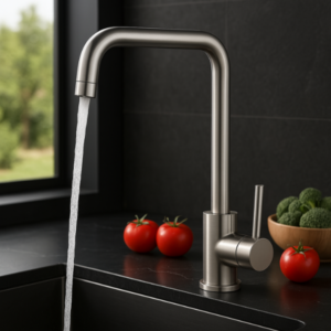 Stalen keukenkraan modern design