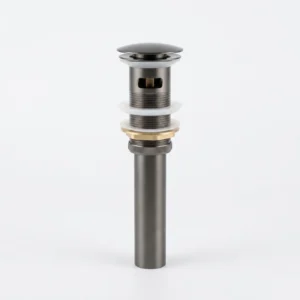 wastafelplug gunmetal klikplug