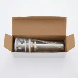 rvs wastafelplug zijaanzicht